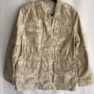 GAP Beige Camouflage Jacket